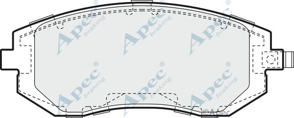 APEC BRAKING Jarrupala, levyjarru PAD1362